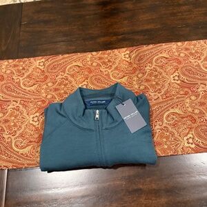 Peter Millar Men's Medium LACI Excursionist Flex Performance Pullover MSRP $200